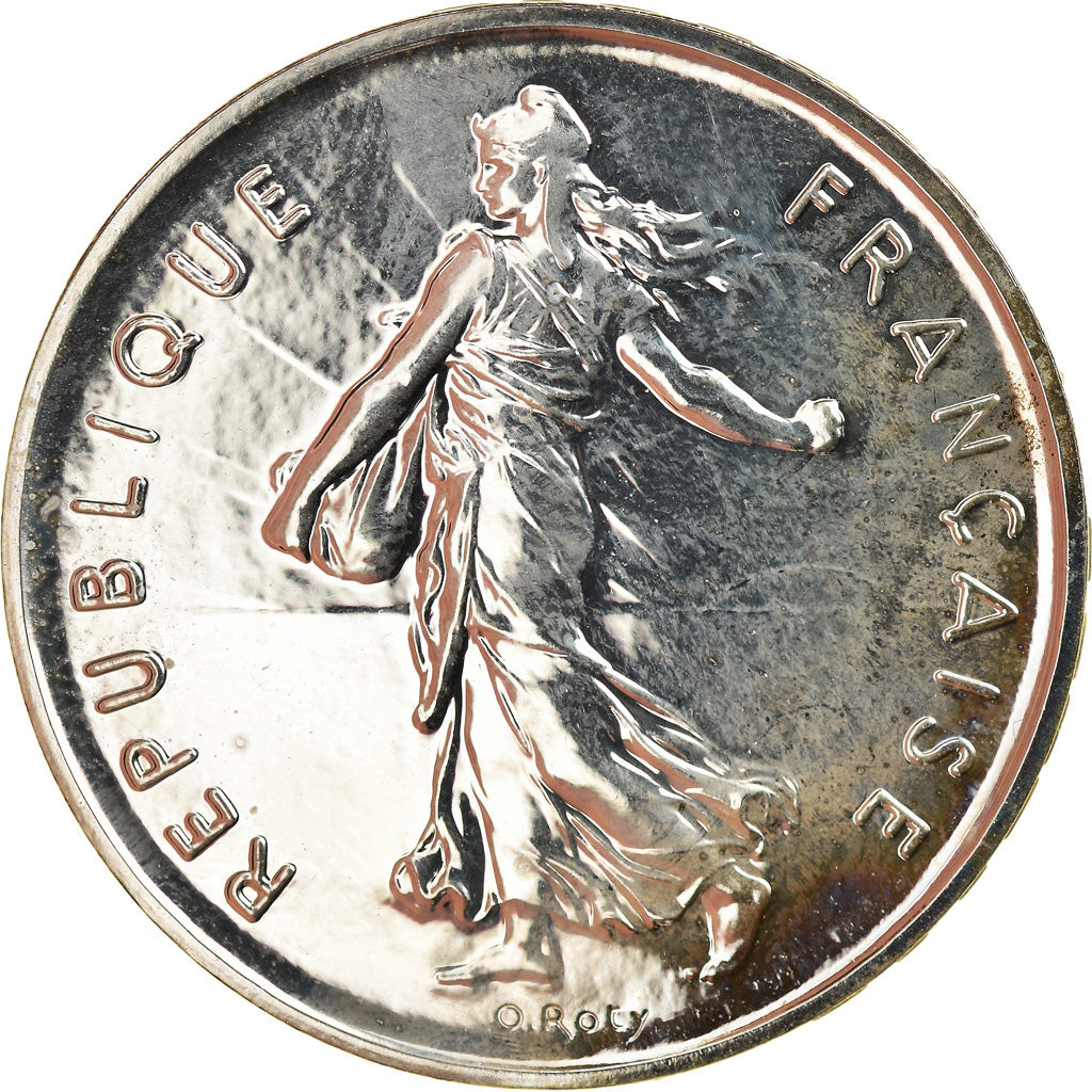 Coin, France, 5 Francs, 2001, Paris, MS(65-70), Silver, KM:1309, Gadoury:771