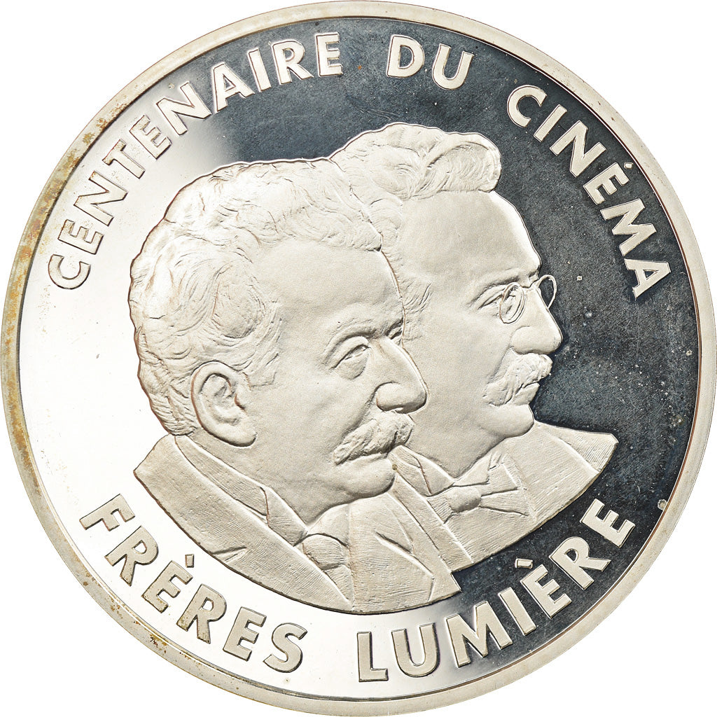Coin, France, Frères Lumière, 100 Francs, 1995, BE, MS(65-70), Silver