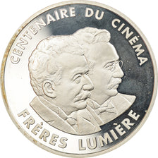 Coin, France, Frères Lumière, 100 Francs, 1995, BE, MS(65-70), Silver