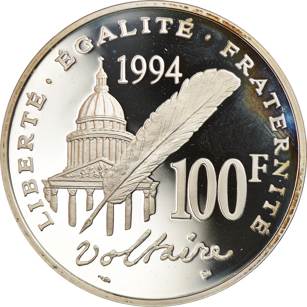 Coin, France, 100 Francs, 1994, Proof, MS(65-70), Silver, KM:1182, Gadoury:694