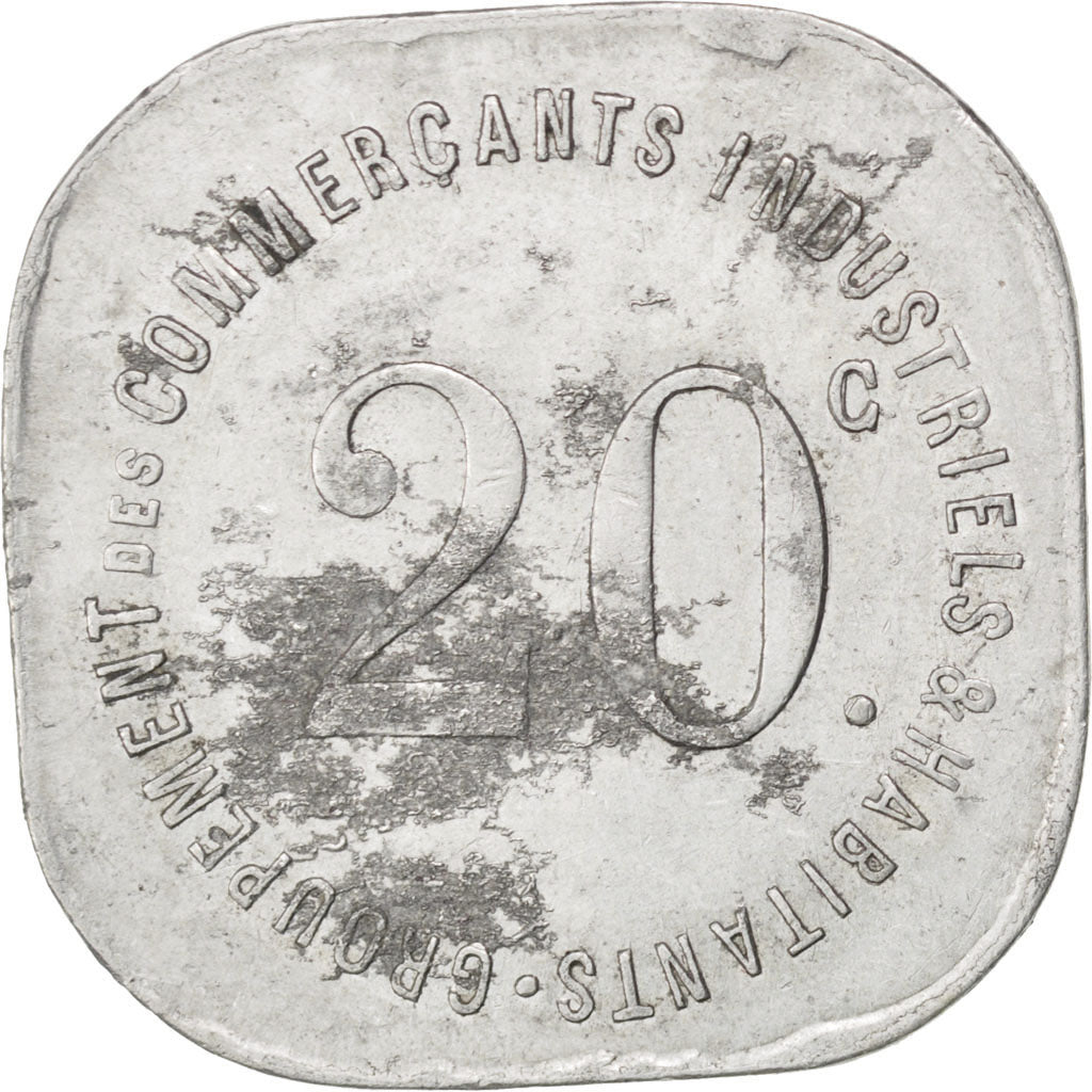 Joinville-le-Pont, Groupement des Commerçants, 20 Centimes 1918, Elie 10.1