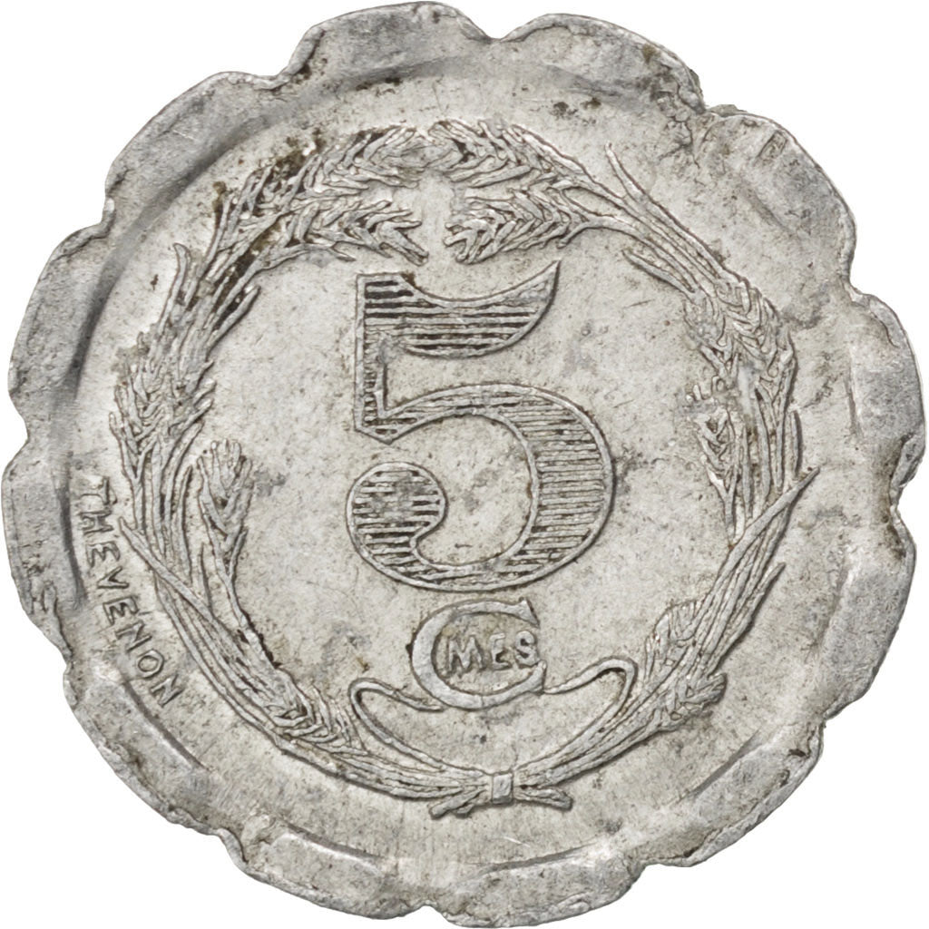 Coin, France, 5 Centimes, 1921, EF(40-45), Aluminium, Elie:10.1