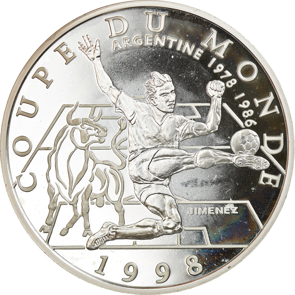 Coin, France, 10 Francs, 1997, Proof, MS(65-70), Silver, KM:1161