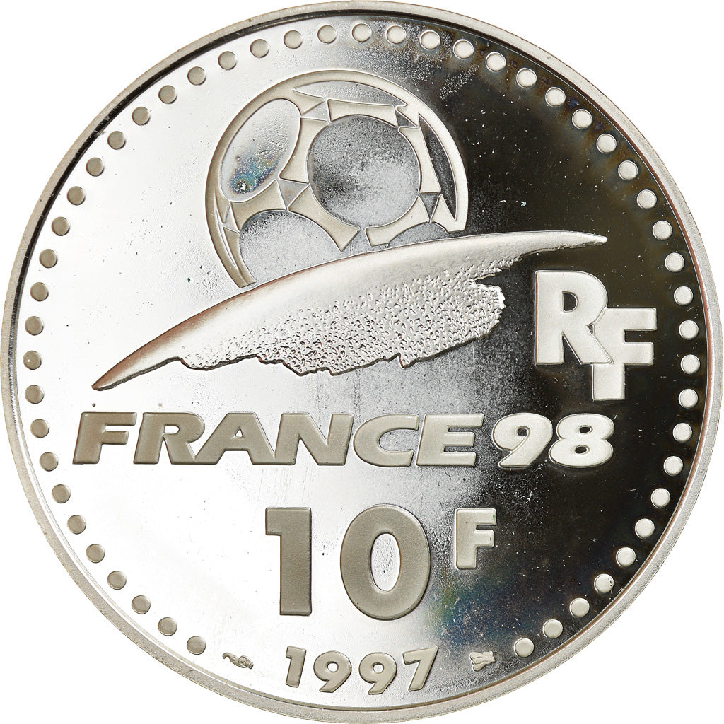 Coin, France, 10 Francs, 1997, Proof, MS(65-70), Silver, KM:1161