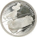 Moneta, Francia, Bobsledding, 100 Francs, 1990, Proof, FDC, Argento, KM:981