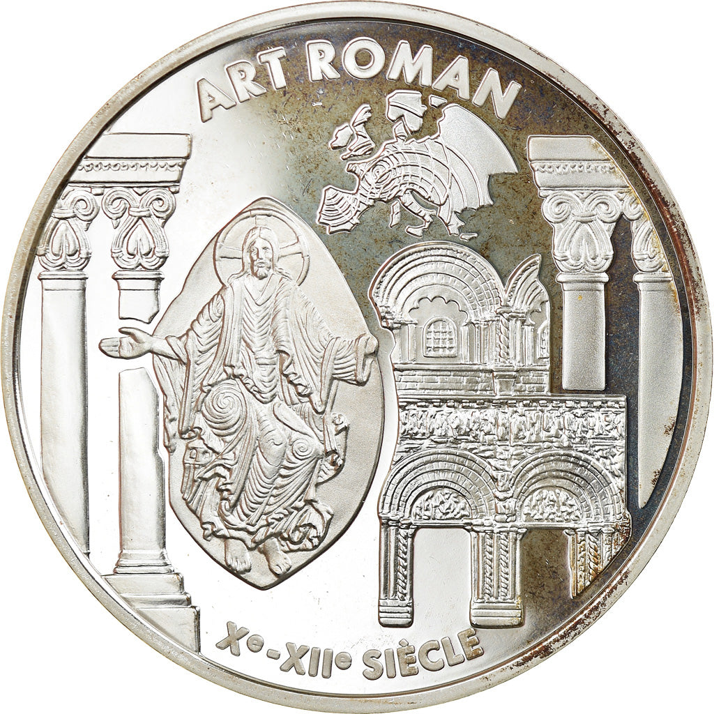 Moneta, Francja, Europa - L'art roman, 6.55957 Francs, 1999, Paris, Proof
