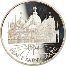 Monnaie, France, Place Saint-Marc, 100 Francs-15 Ecus, 1994, Proof, FDC, Argent
