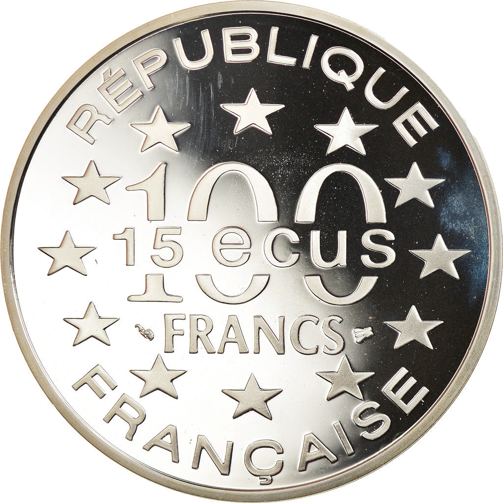 Monnaie, France, Place Saint-Marc, 100 Francs-15 Ecus, 1994, Proof, FDC, Argent