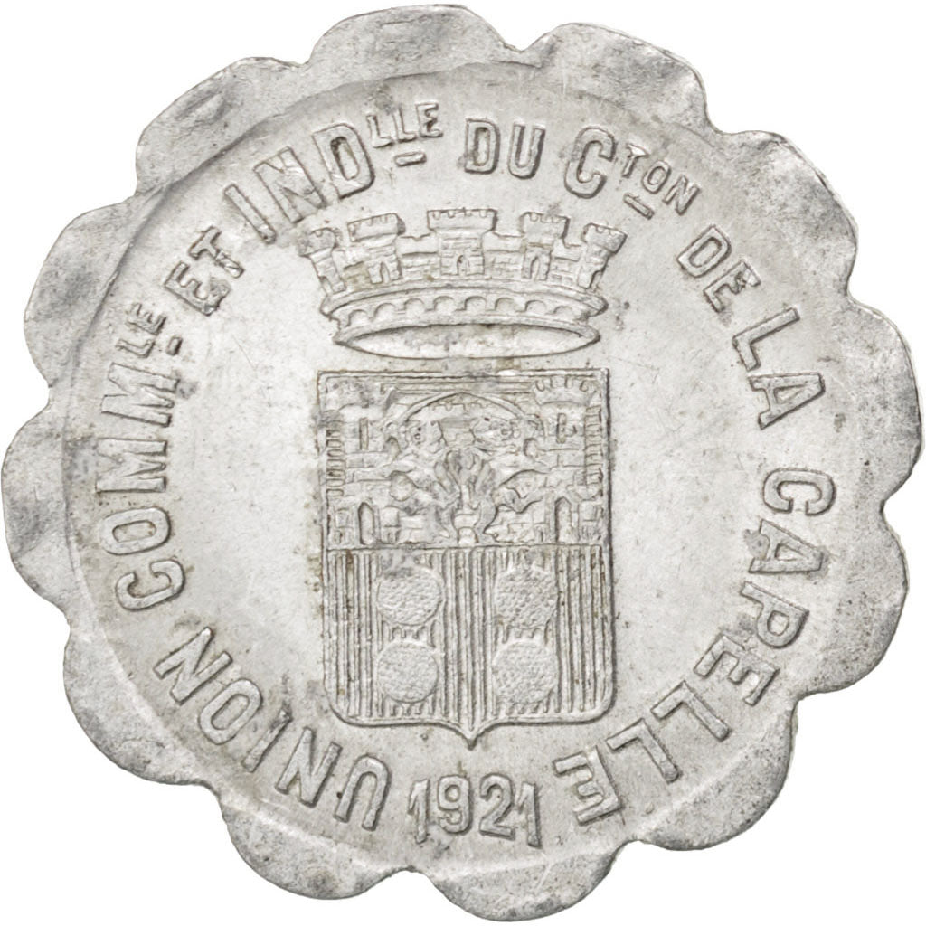 France, 5 Centimes, 1921, AU(50-53), Aluminium, Elie #10.1, 0.87