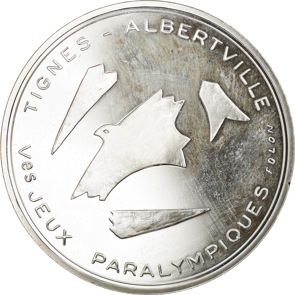 Munten, Frankrijk, Jeux paralympiques -  Oiseau disloqué, 100 Francs, 1992