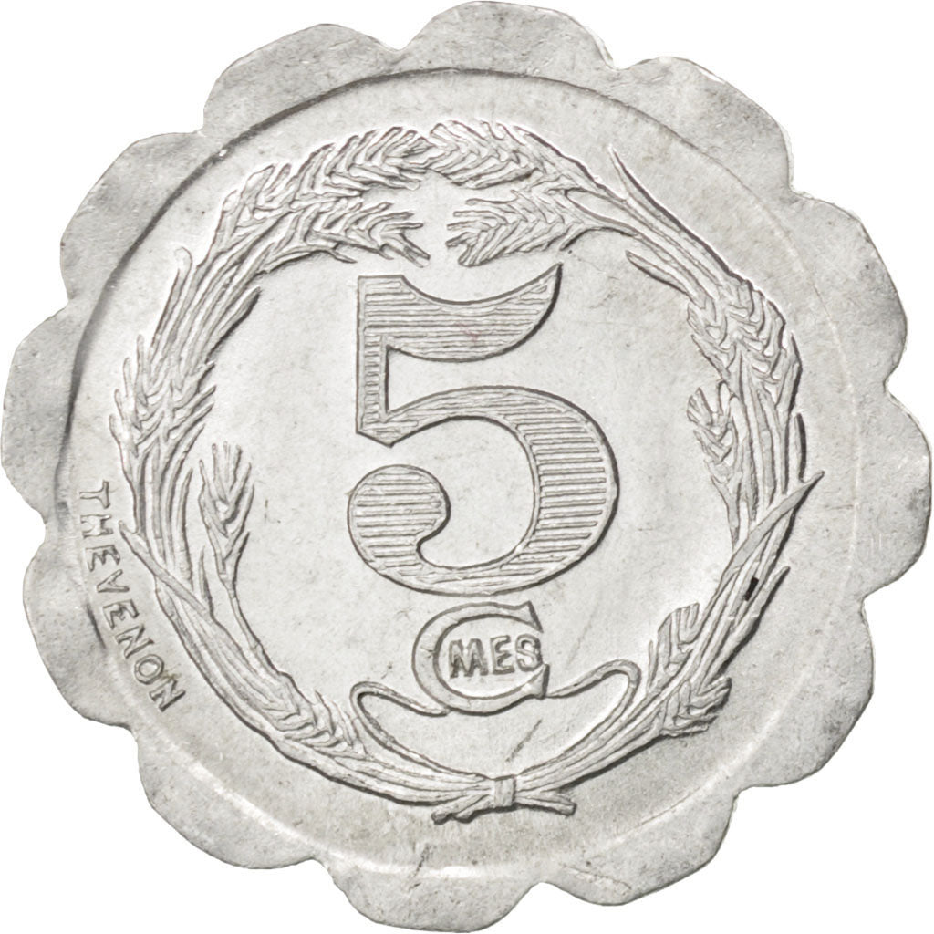Monnaie, France, 5 Centimes, 1921, SUP, Aluminium, Elie:10.1