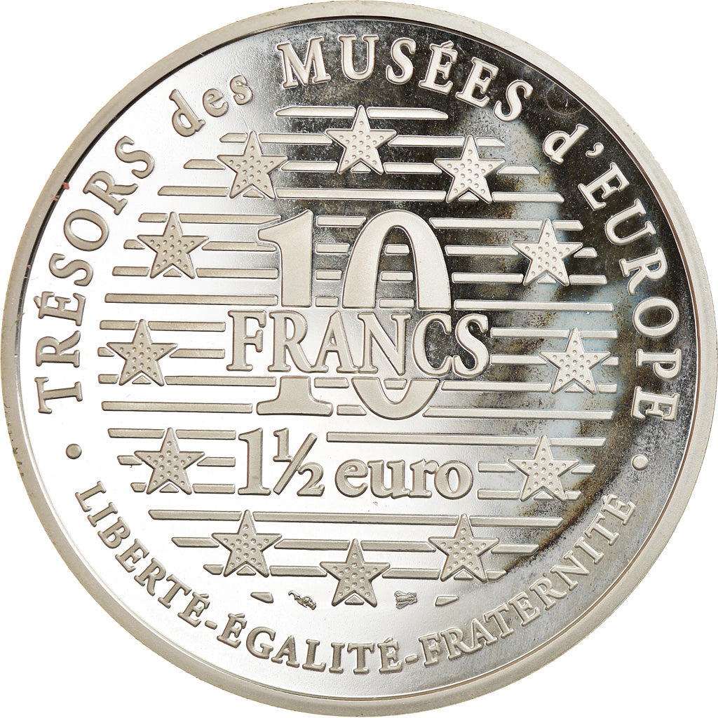 Coin, France, 10 Francs-1.5 Euro, 1996, Paris, Proof, MS(65-70), Silver, KM:1121