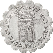 France, 10 Centimes, 1921, EF(40-45), Aluminium, Elie #10.2, 1.45