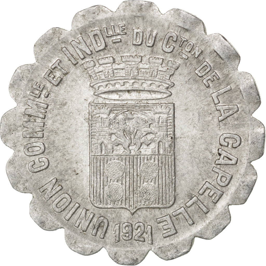 France, 10 Centimes, 1921, EF(40-45), Aluminium, Elie #10.2, 1.39