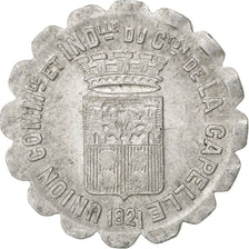France, 10 Centimes, 1921, EF(40-45), Aluminium, Elie #10.2, 1.39