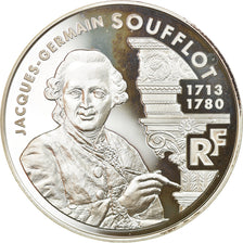 Moneta, Francja, Soufflot, 100 Francs, 2000, Paris, Proof, MS(65-70), Srebro