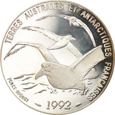 Coin, France, Terres Australes, 5 Francs, 1992, Paris, Proof, MS(65-70), Silver