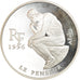 Moneda, Francia, Le Penseur, 10 Francs-1.5 Euro, 1996, Paris, Proof, FDC, Plata