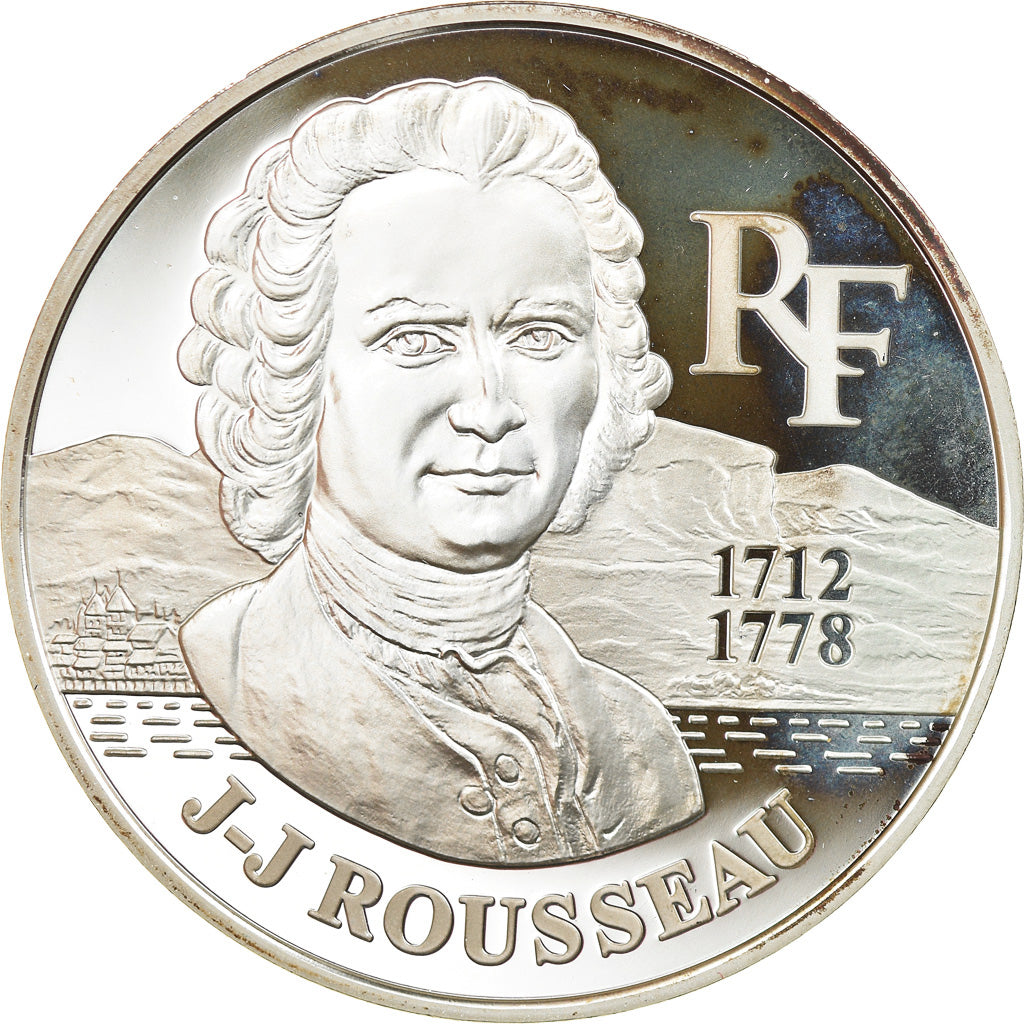 Coin, France, Rousseau, 100 Francs, 2000, Paris, Proof, MS(65-70), Silver