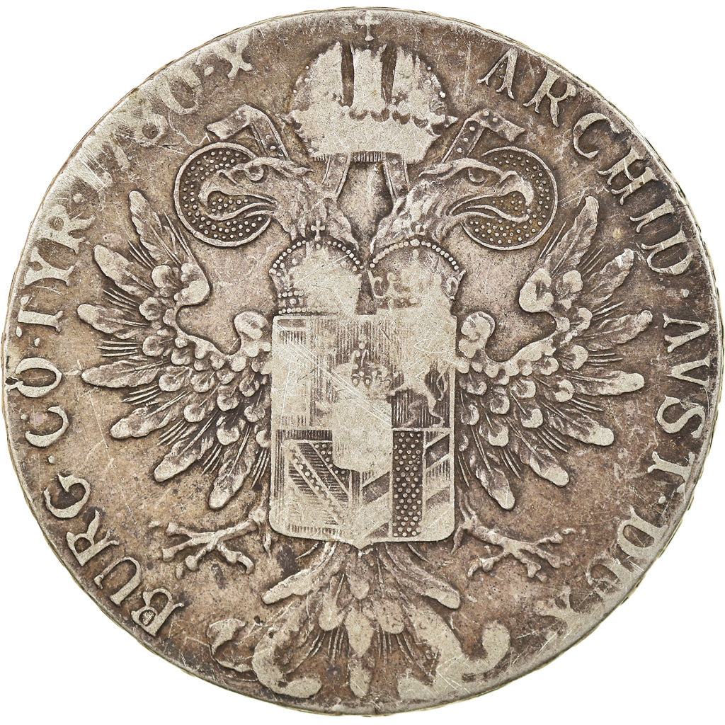 Coin, Austria, Joseph II, Thaler, 1780, Vienna, Official restrike, VF(30-35)