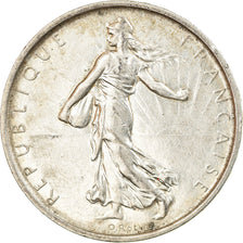Munten, Frankrijk, Semeuse, 5 Francs, 1969, ZF+, Zilver, KM:926, Gadoury:770