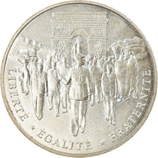 Coin, France, Libération de Paris, 100 Francs, 1994, Paris, AU(55-58), Silver
