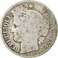Moneda, Francia, 50 Centimes, 1850, Paris, BC+, Plata, KM:769.1, Gadoury:411