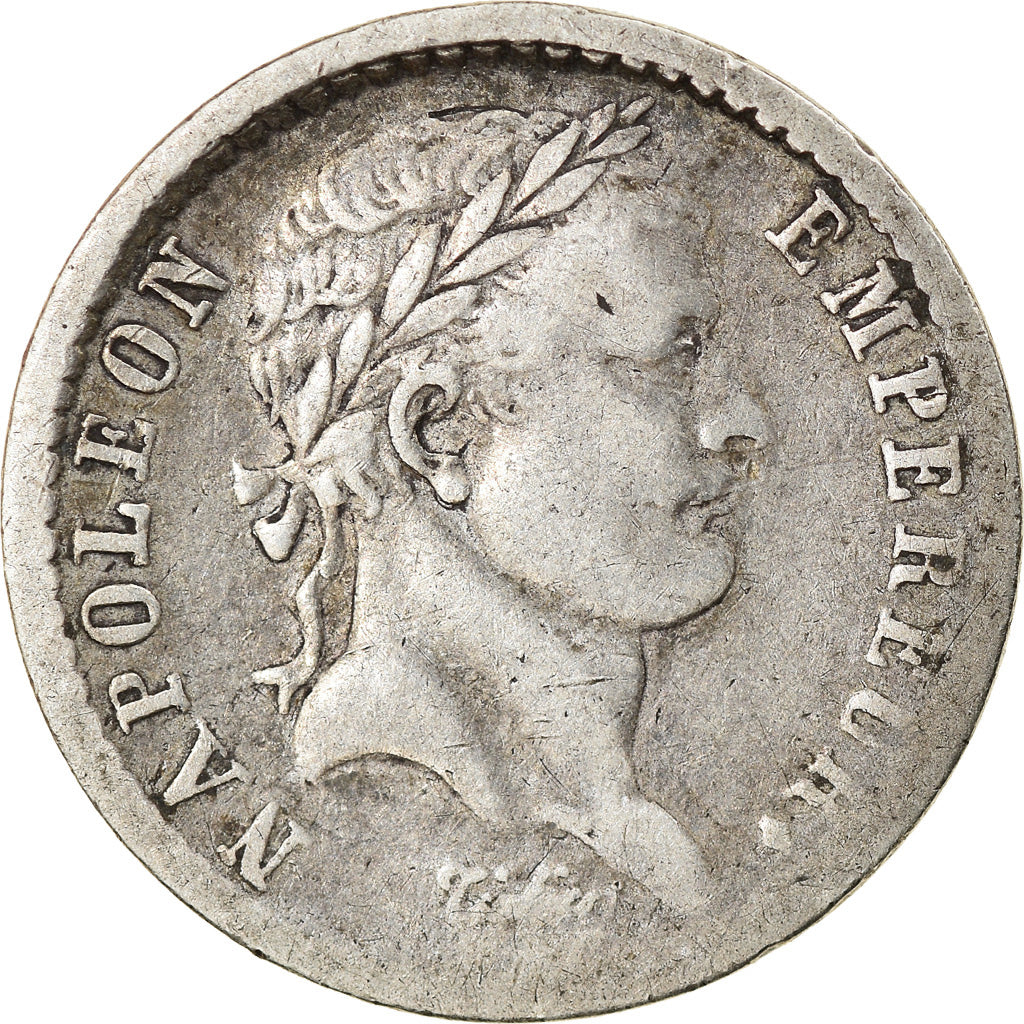 Monnaie, France, Napoléon I, 1/2 Franc, 1808, Strasbourg, TB+, Argent, KM:680.3