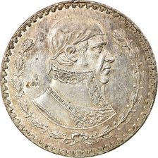 Moneda, México, Peso, 1960, Mexico City, MBC, Plata, KM:459