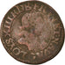 Coin, France, Louis XIII, Double tournois, buste enfantin, Double Tournois