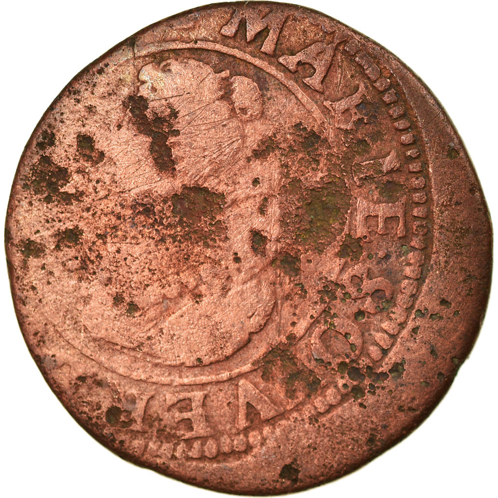 Moneta, STATI FRANCESI, DOMBES, Marie de Montpensier, Double Tournois, 1627
