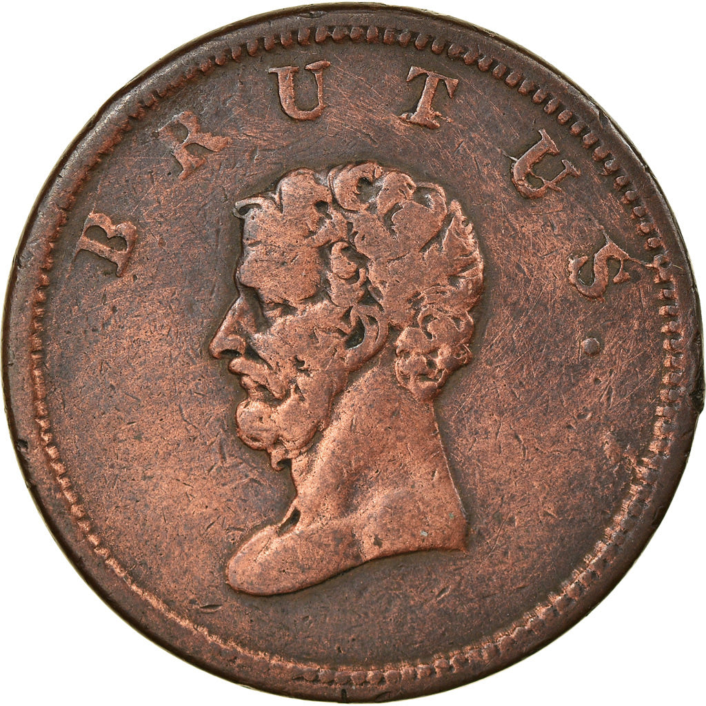 Monnaie, Grande-Bretagne, Essex, Brutus, Halfpenny Token, Walthamstow, TB