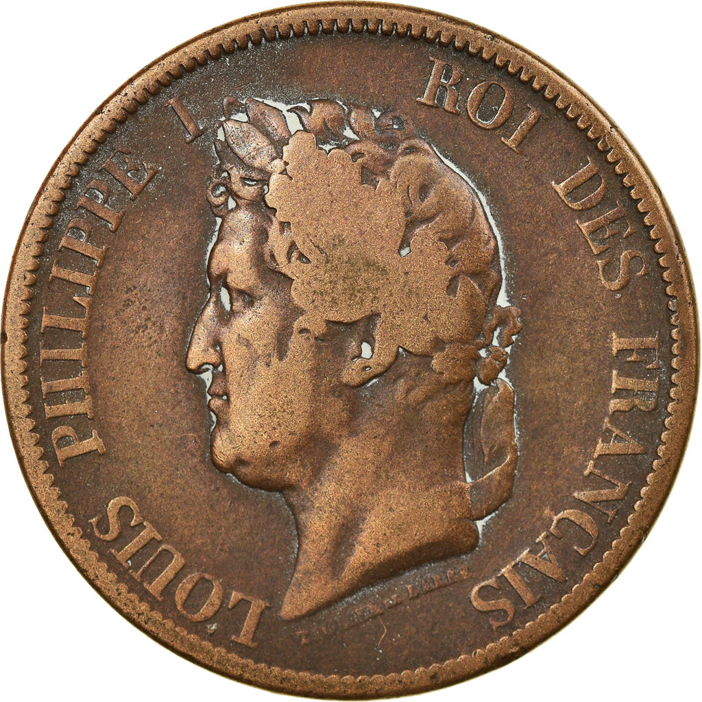 Coin, FRENCH COLONIES, Louis - Philippe, 10 Centimes, 1839, Paris, VF(30-35)