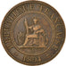 Coin, FRENCH INDO-CHINA, Cent, 1894, Paris, EF(40-45), Bronze, KM:1, Lecompte:45