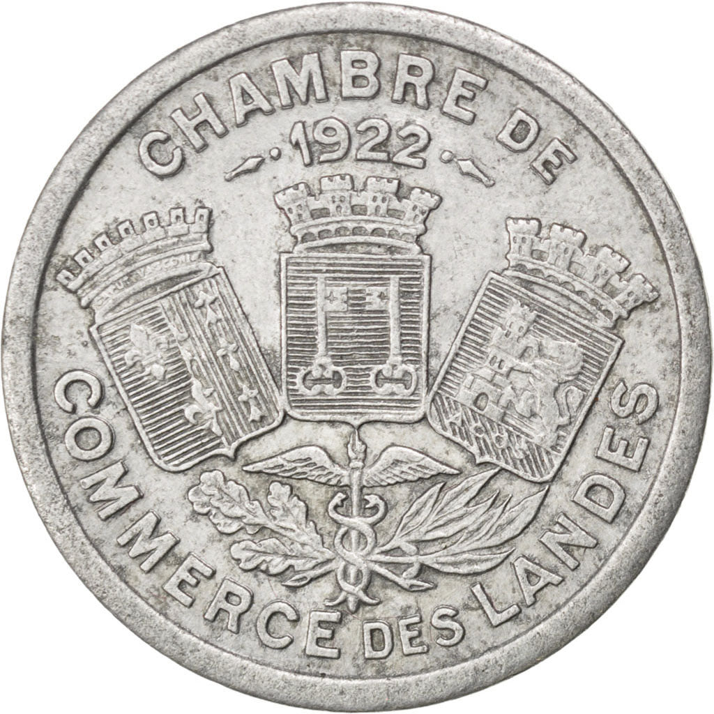 Coin, France, 10 Centimes, 1922, EF(40-45), Aluminium, Elie:10.5