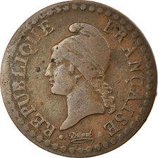 Coin, France, Dupré, Centime, AN 7, Paris, VF(30-35), Bronze, KM:646