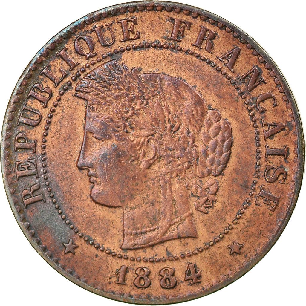Monnaie, France, Cérès, Centime, 1884, Paris, SUP, Bronze, Gadoury:88