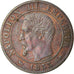Moneda, Francia, Napoleon III, Napoléon III, Centime, 1853, Strasbourg, MBC