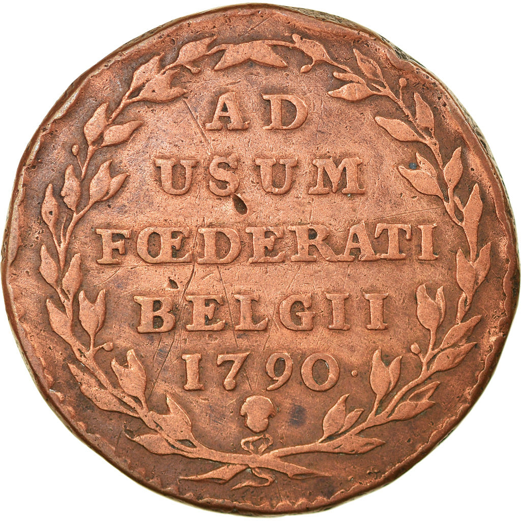Coin, AUSTRIAN NETHERLANDS, 2 Liards, 2 Oorden, 1790, Brussels, VF(20-25)