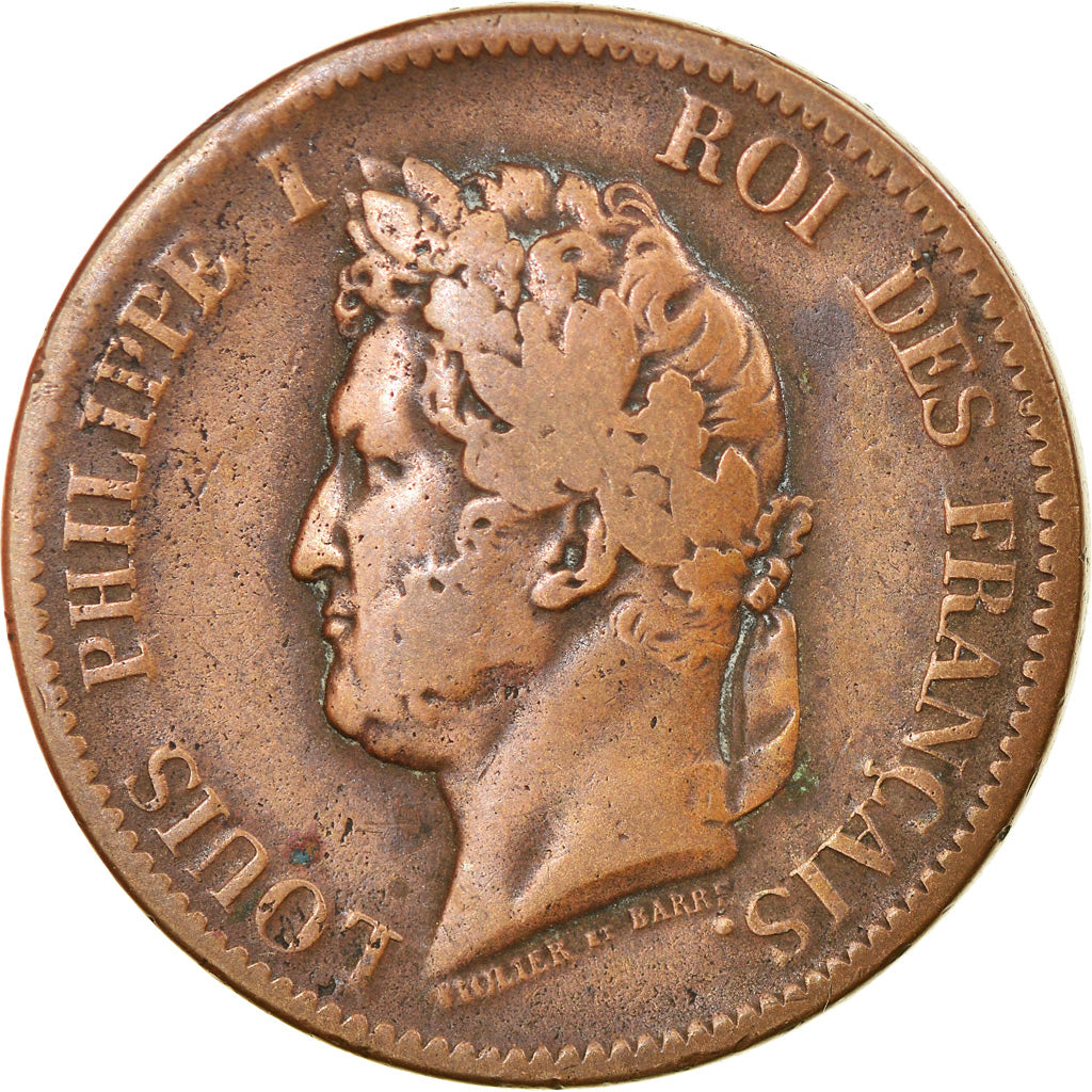 Coin, FRENCH COLONIES, Louis - Philippe, 5 Centimes, 1841, Paris, VF(30-35)