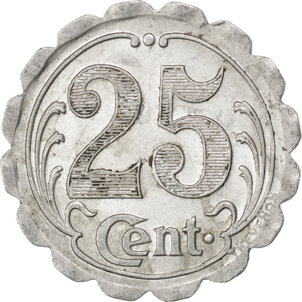 France, 25 Centimes, 1922, EF(40-45), Aluminium, Elie #10.6, 1.69