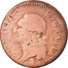 Münze, Frankreich, Louis XVI, Sol ou sou, Sol, 1785, Bordeaux, SGE+, Kupfer