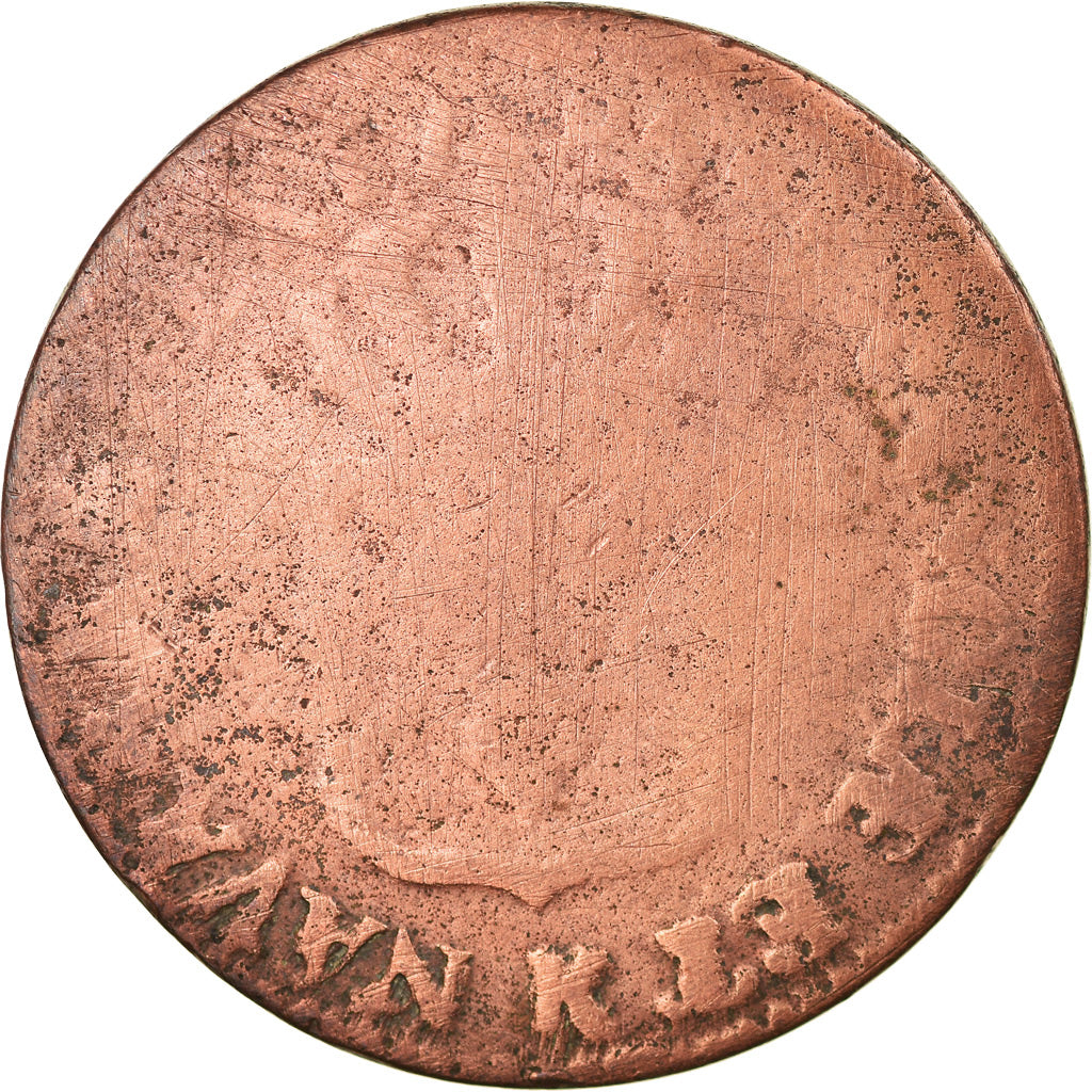 Münze, Frankreich, Louis XVI, Sol ou sou, Sol, 1785, Bordeaux, SGE+, Kupfer
