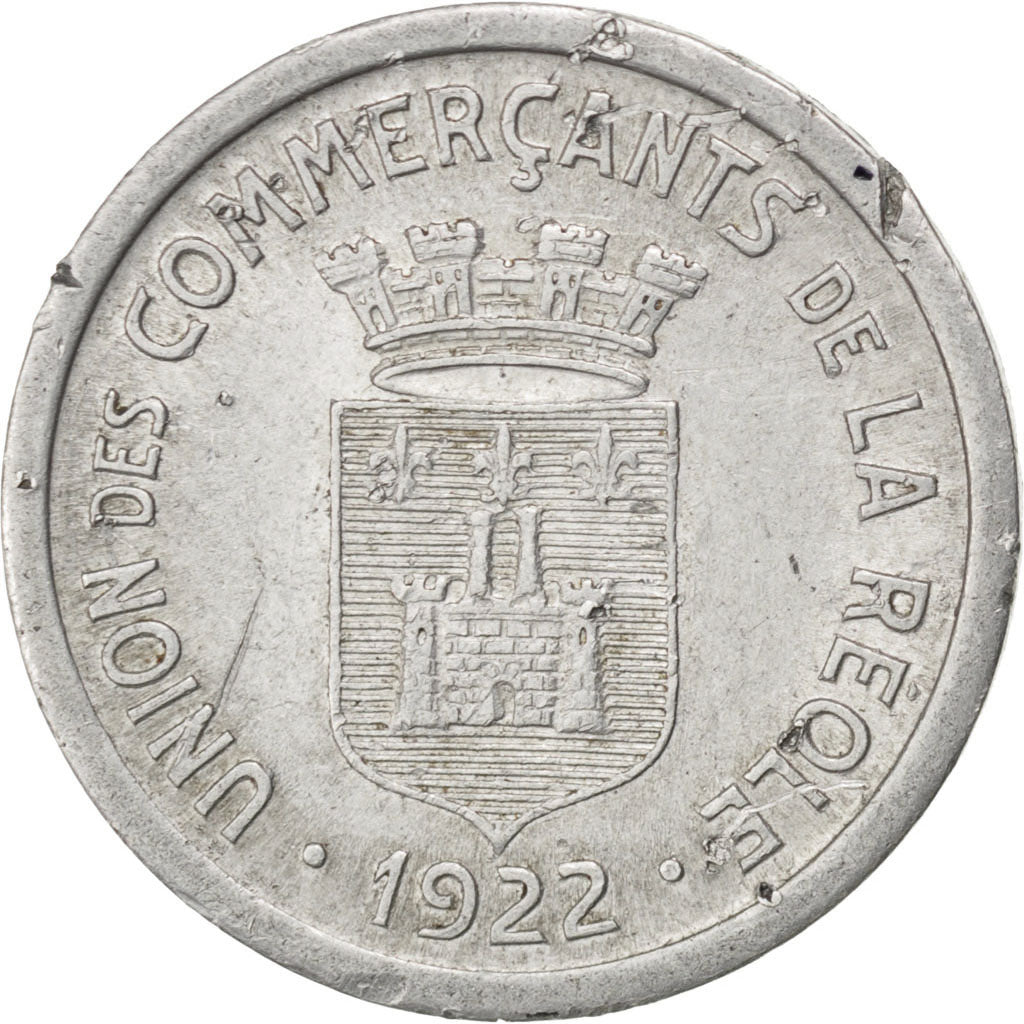 La Réole, Union des Commerçants, 10 Centimes 1922, Elie 10.2