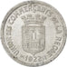 France, 25 Centimes, 1922, EF(40-45), Aluminium, Elie #10.3, 2.09