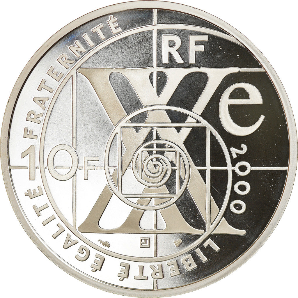 Moneta, Francia, 10 Francs, 2000, Paris, Proof, FDC, Argento, KM:1218