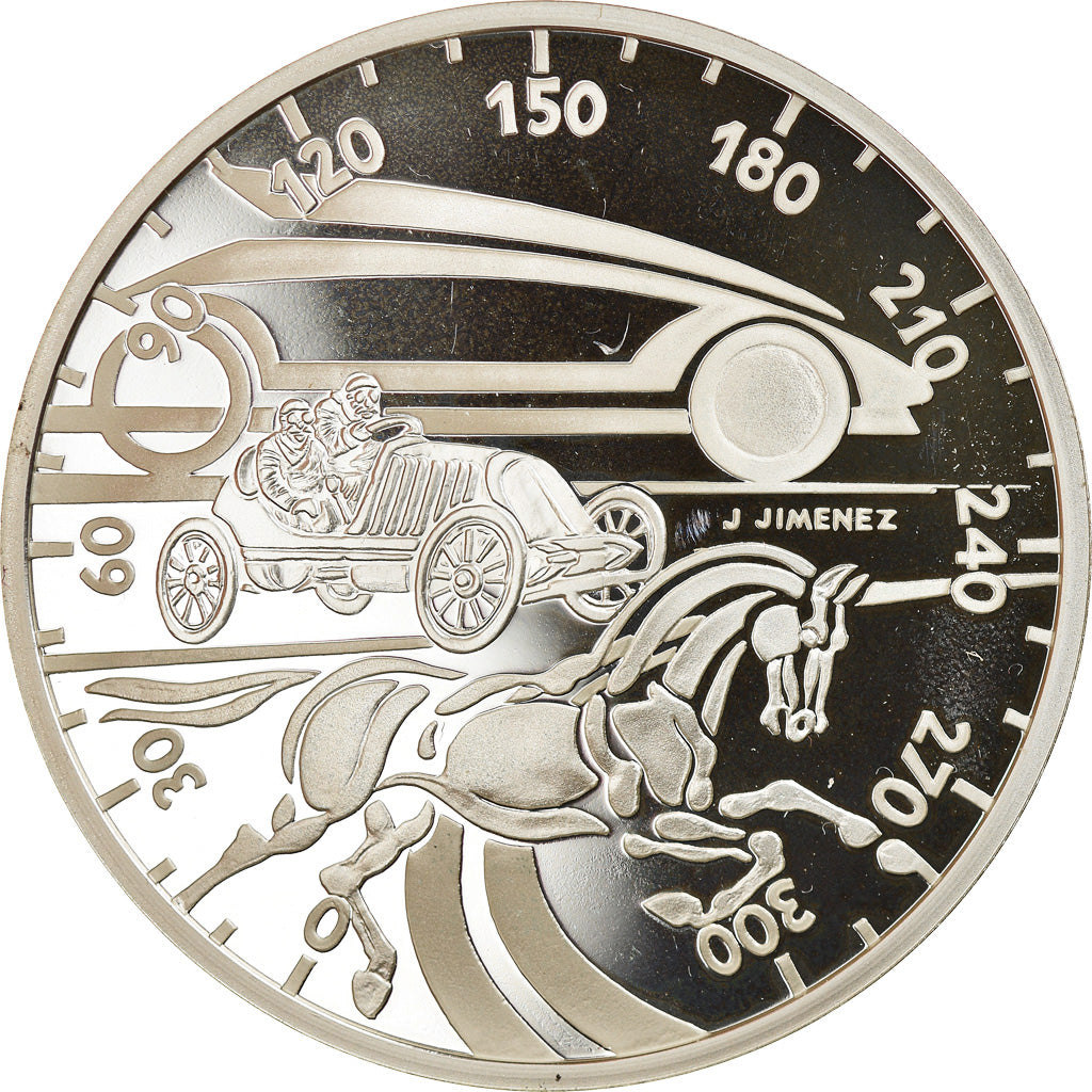 Coin, France, Le siècle de l'automobile, 10 Francs, 2000, Paris, Proof