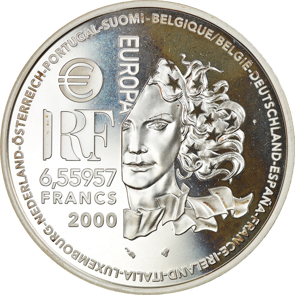 Münze, Frankreich, Europa - L'art moderne, 6.55957 Francs, 2000, Paris, Proof