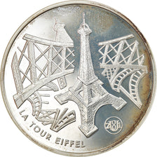 Coin, France, Tour Eiffel, 10 Francs, 2001, Paris, Proof, MS(65-70), Silver