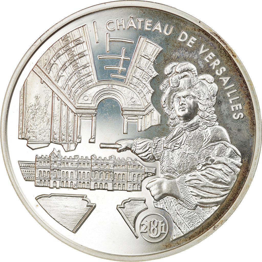 Coin, France, Château de Versailles, 10 Francs, 2001, Paris, Proof, MS(65-70)